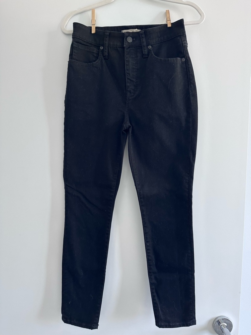 Madewell Curvy High-Rise Skinny Jean 27P Black